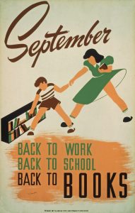 Vintage Work Projects Administration Poster from the Library of Congress