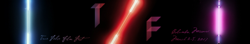 True/False image with neon