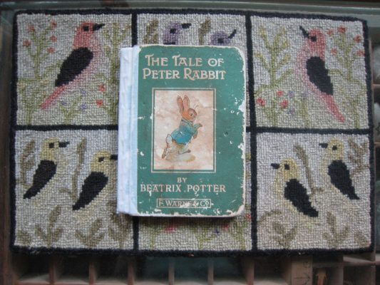 Photo of antique "The Tale of Peter Rabbit" book