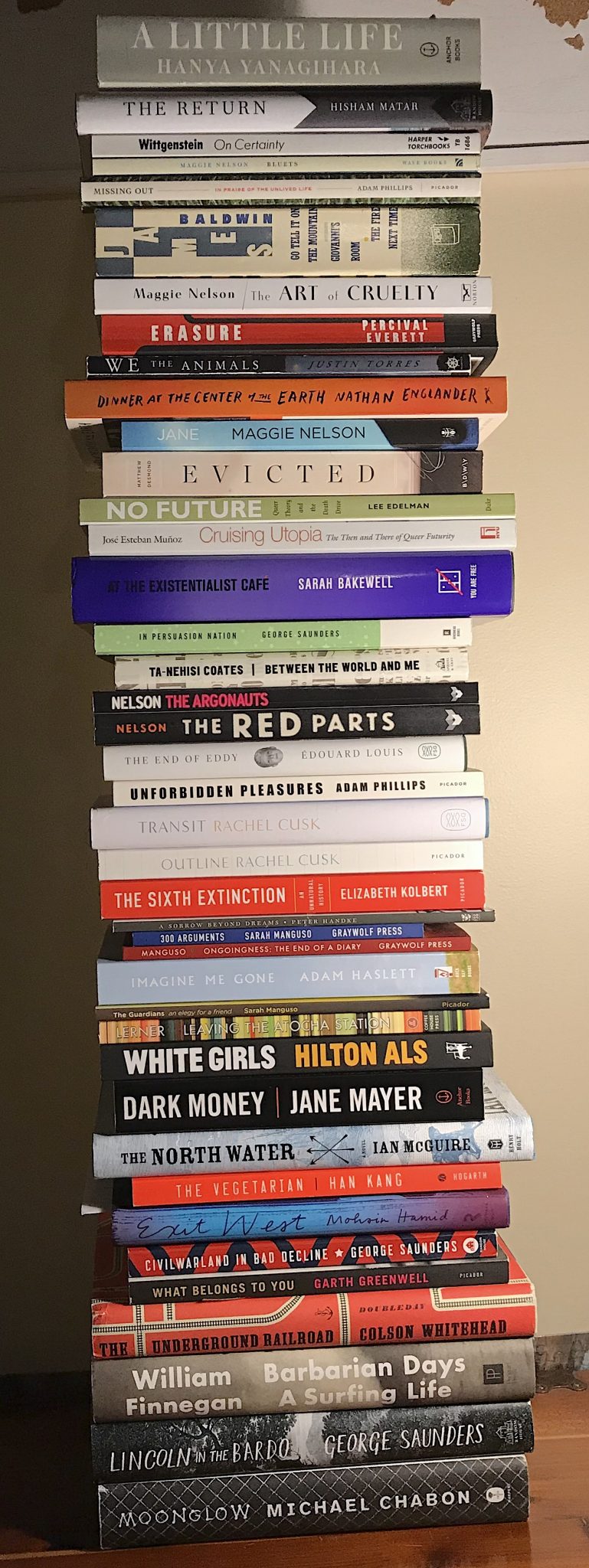 stack of books