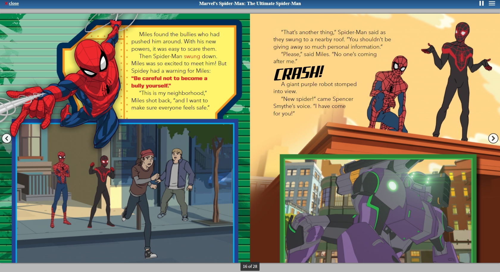 Spider-man-eBook-Screenshot