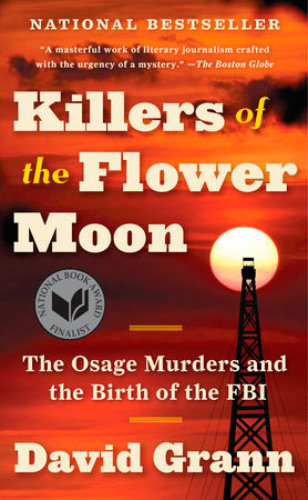 Killers of the Flower Moon book cover
