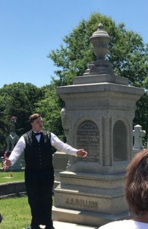 photo of reenactor at 2017's event