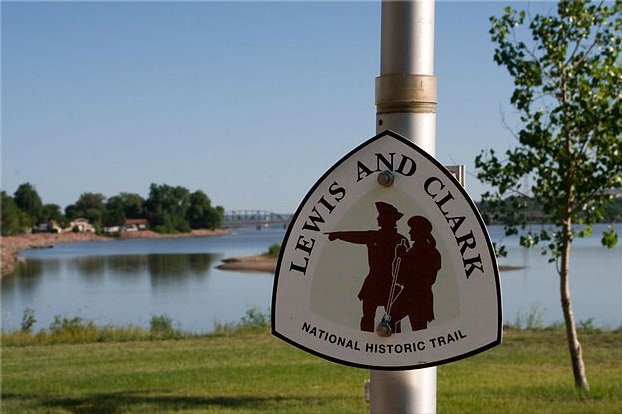 Lewis and Clark Trail marker