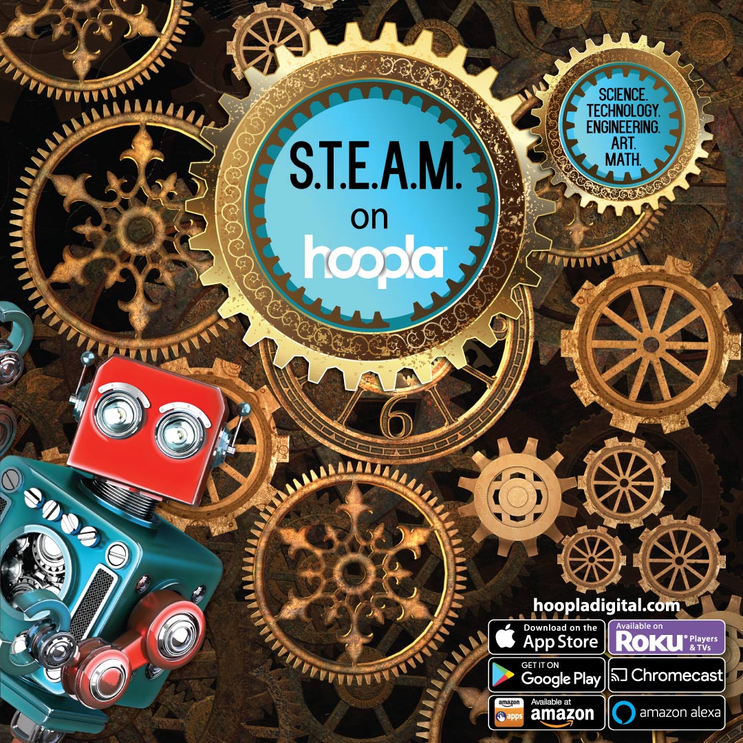 hoopla steam with gears and robot