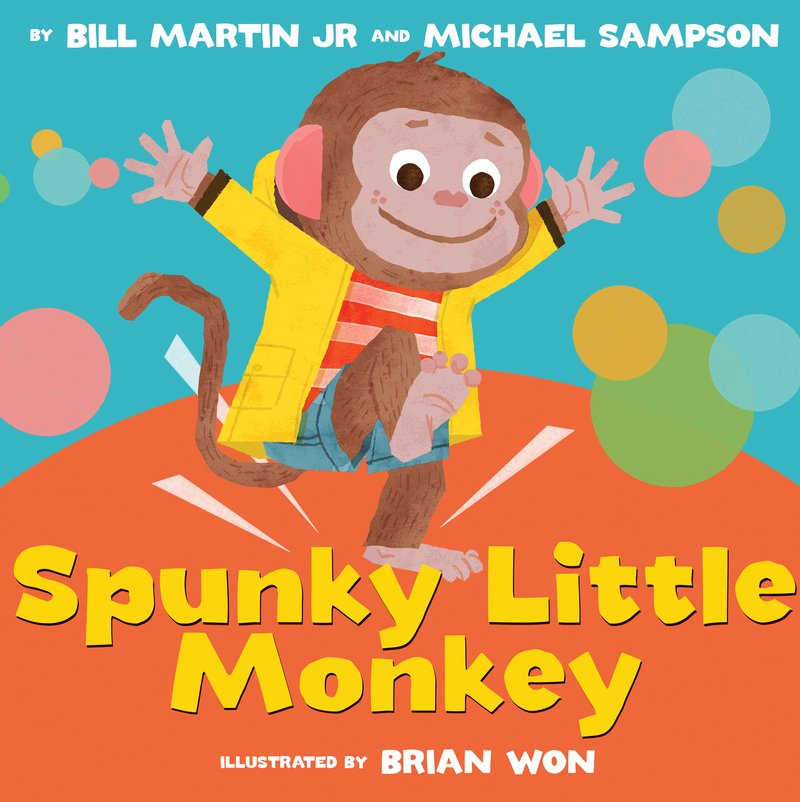 "Spunky Little Monkey" book cover