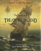 Annotated Treasure Island book cover
