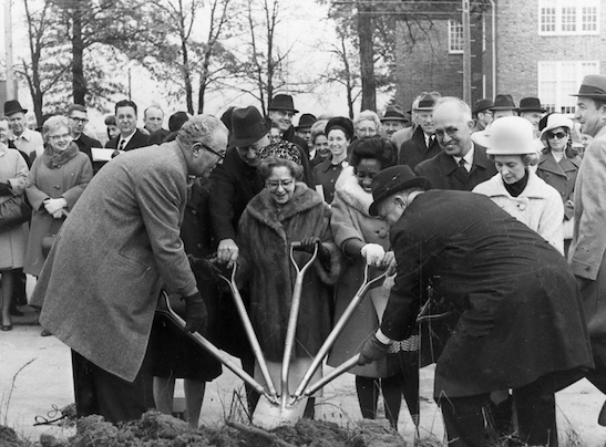 Columbia Public Library groundbreaking, 1969