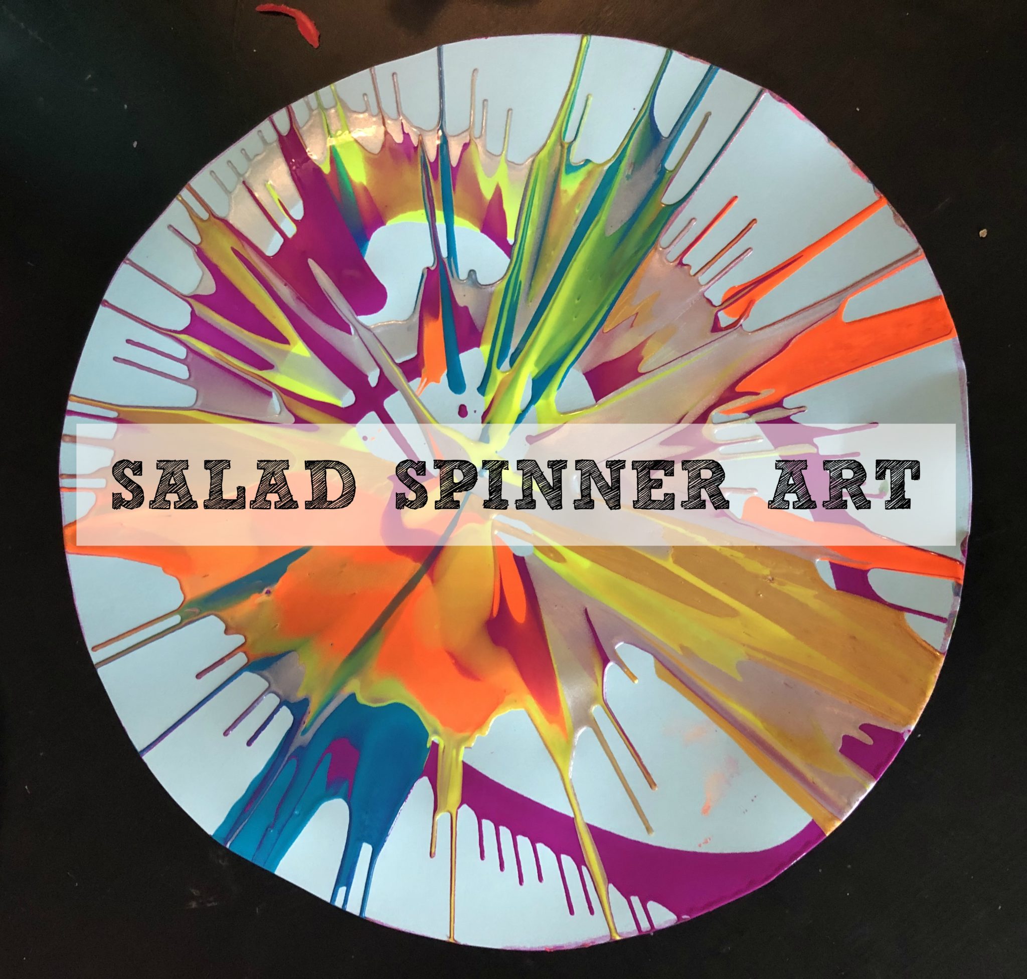 How to Do Spin Art with a Salad Spinner