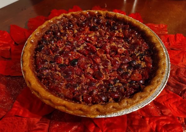 cranberry walnut tart