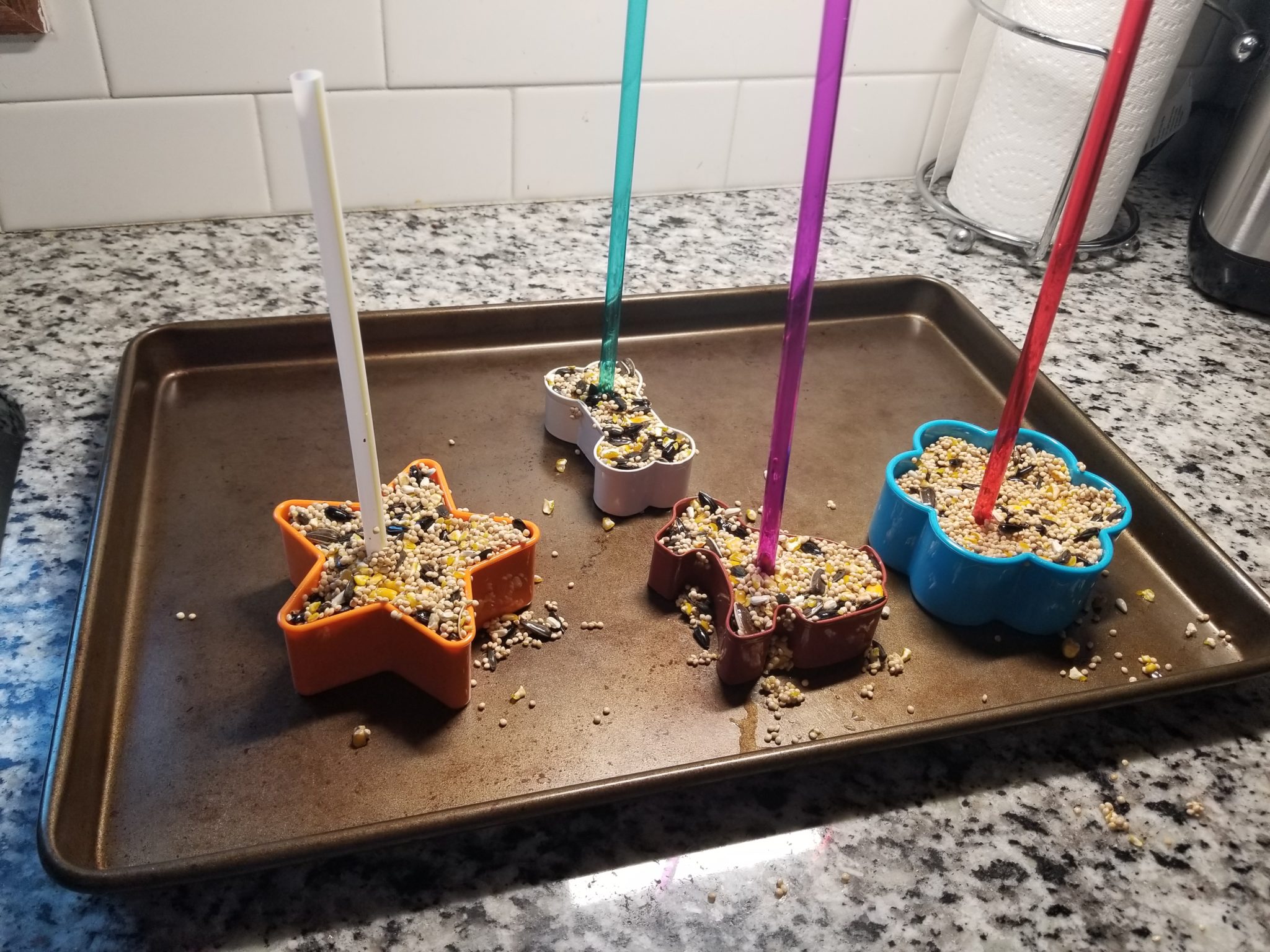 Two Ingredient Bird Feeders