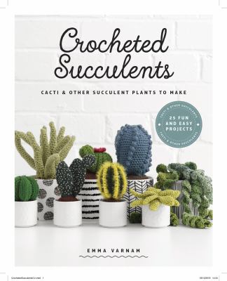 Crocheted succulents book cover
