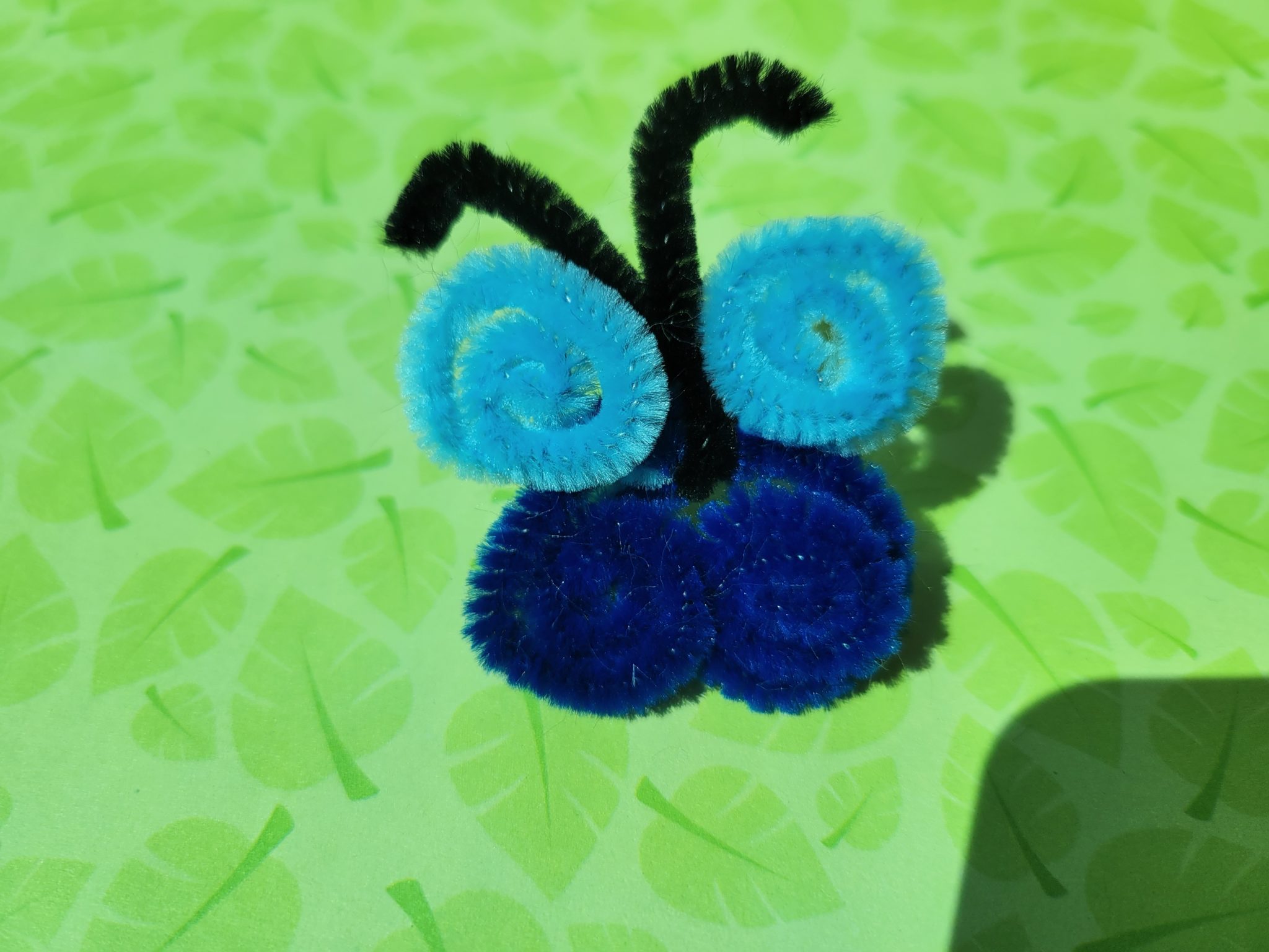 butterfly chenille stem rings