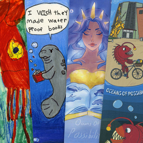 Bookmark Contest 2022 winners collage