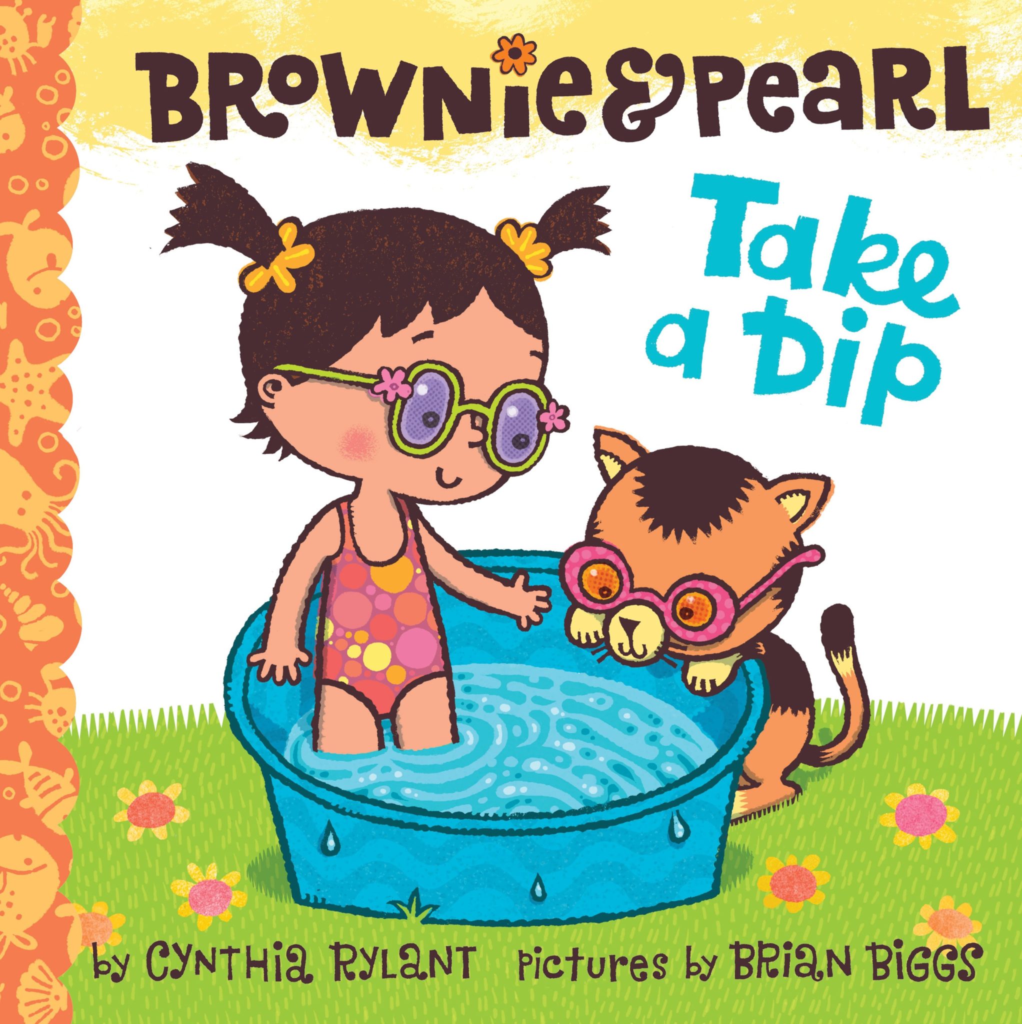"Brownie & Pearl: Take a Dip" book cover