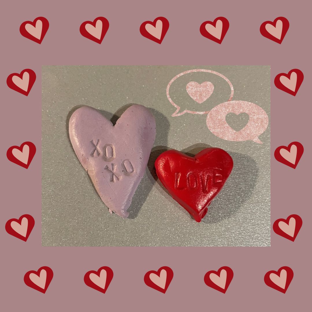 Make Your Own Clay Conversation Hearts