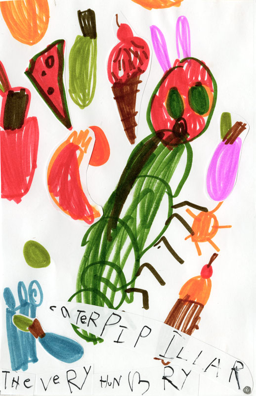 3rd: Violet W. - "The Very Hungry Caterpillar" by Eric Carle