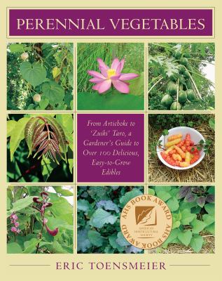 cover of Perennial Vegetables, being nine images of green vegetables.