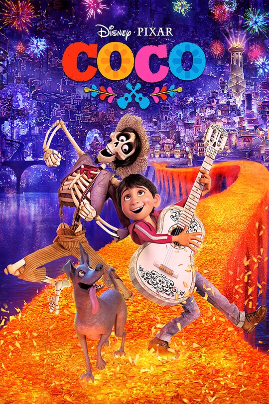 Movie poster for the film Coco.