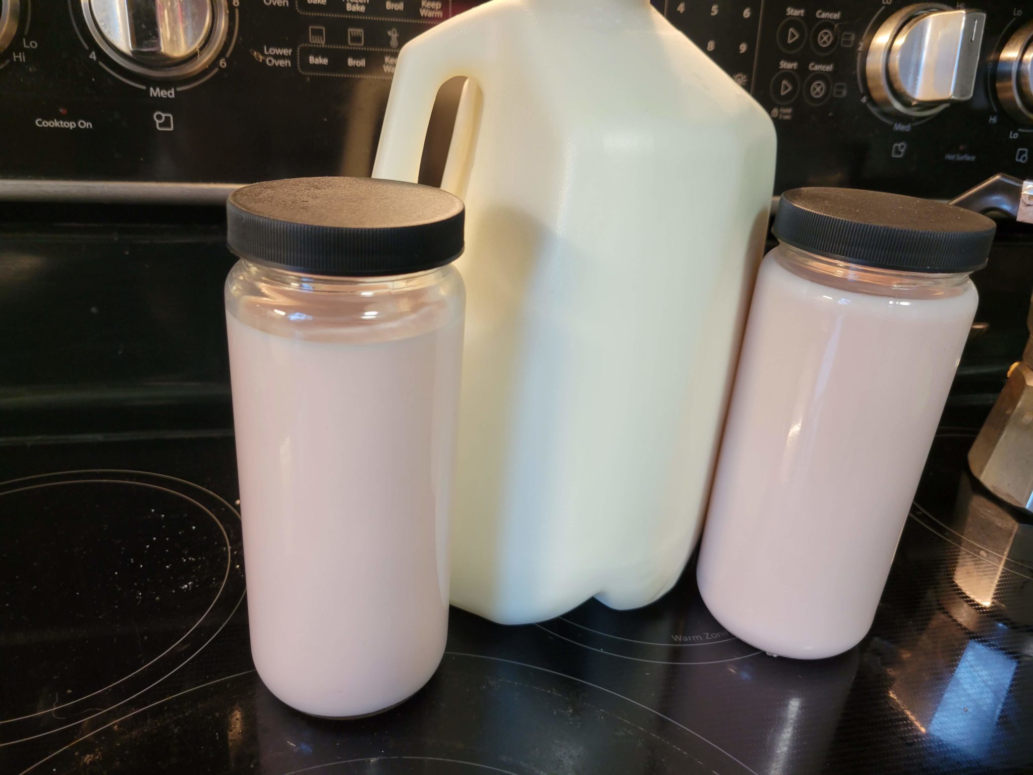 Peppermint milk, finished