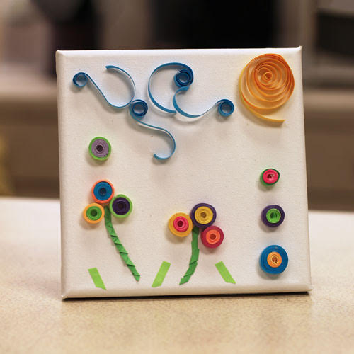 flowers made from paper quilling