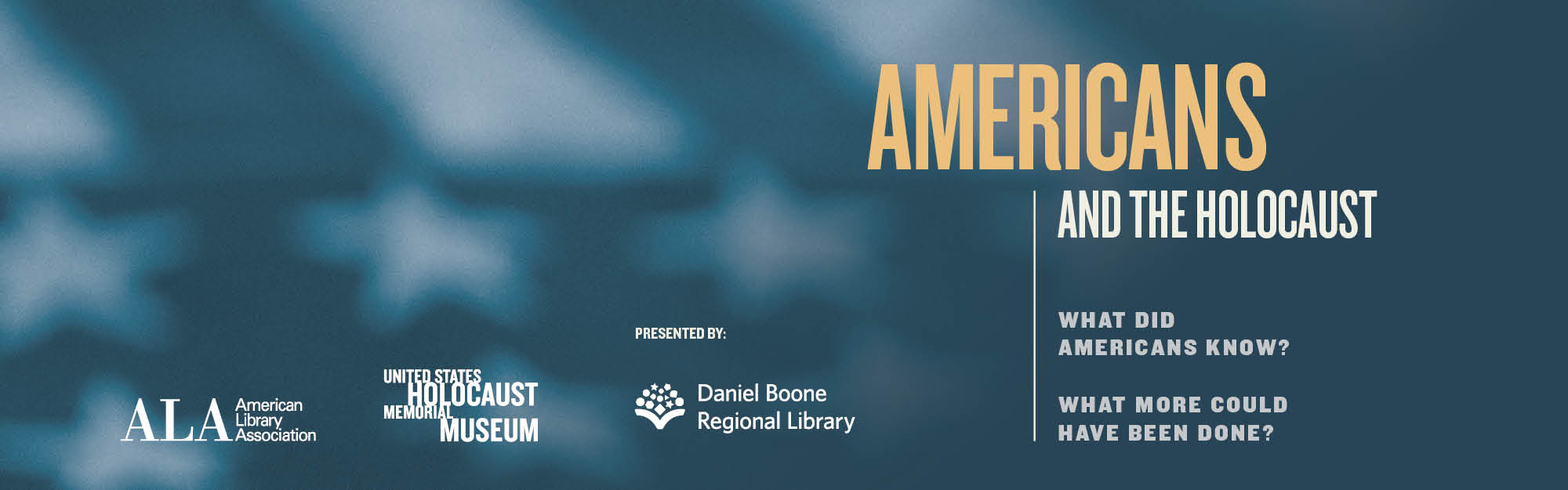Americans and the Holocaust: an exhibit presented by ALA, USHMM and DBRL