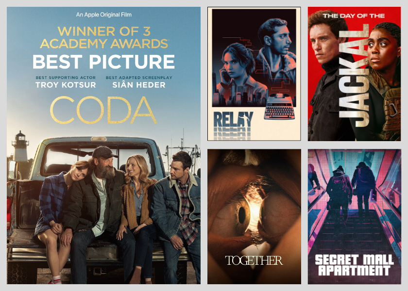 Collage of new DVDs for December 2025