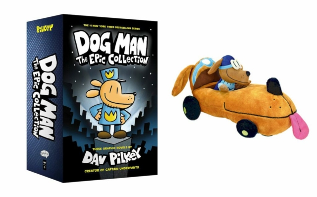 Summer Reading 2026 Prize Drawing: Dog Man books + Dogmobile plush
