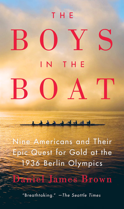 "The Boys in the Boat" book cover