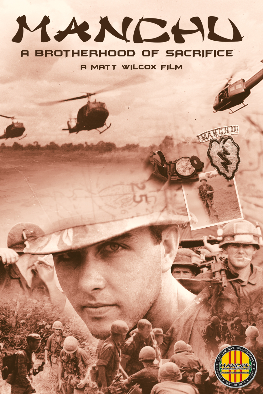 Poster for the film "Manchu: A Brotherhood of Sacrifice"